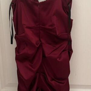 Xscape Deep Red Dress